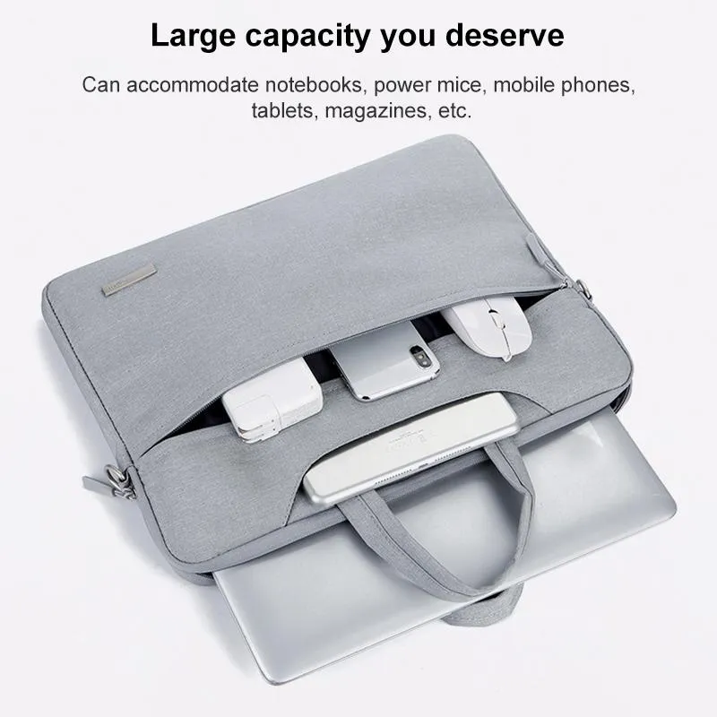 15.6 Inch Inner Bag with Shoulder Strap for Handbag or Laptop