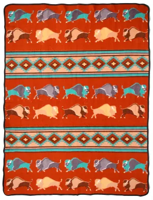 60" X 80" Fleece Lodge Blanket #25