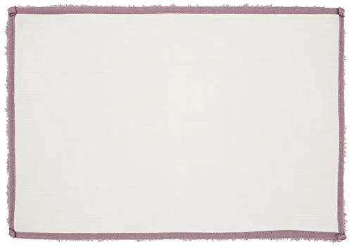Amazon Brand - Solimo Premium Anti-Slip Microfibre Bathmat - 60cm x 40cm, Dusty Lilac, Pack of 2