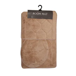 Bath Mat 3Pc Set Ir 50X80 E138-E152