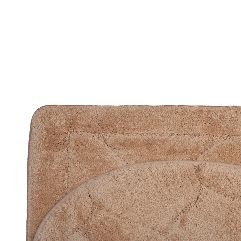 Bath Mat 3Pc Set Ir 50X80 E138-E152