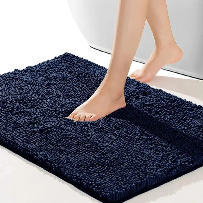 Blissful Solid Bathmat - Blue