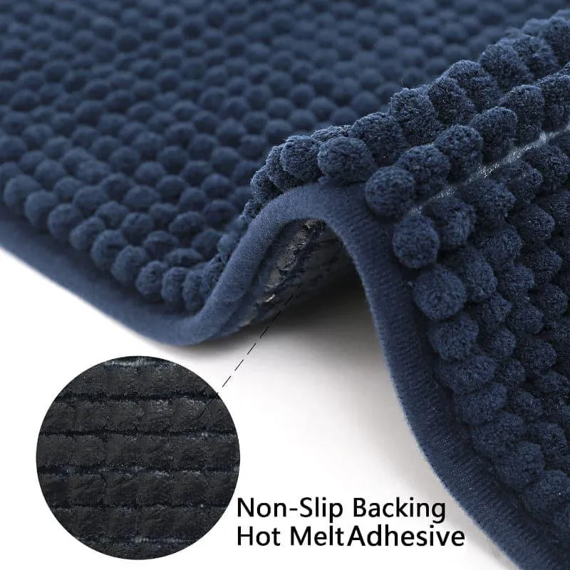 Blissful Solid Bathmat - Blue