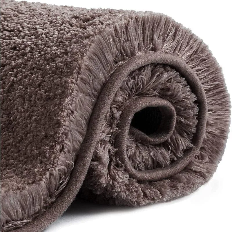 Blissful Solid Bathmat - Brown