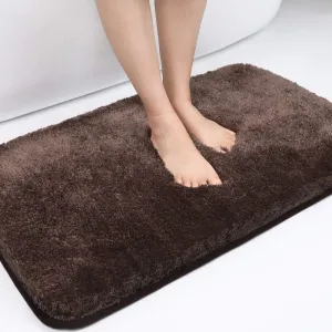 Blissful Solid Bathmat - Brown