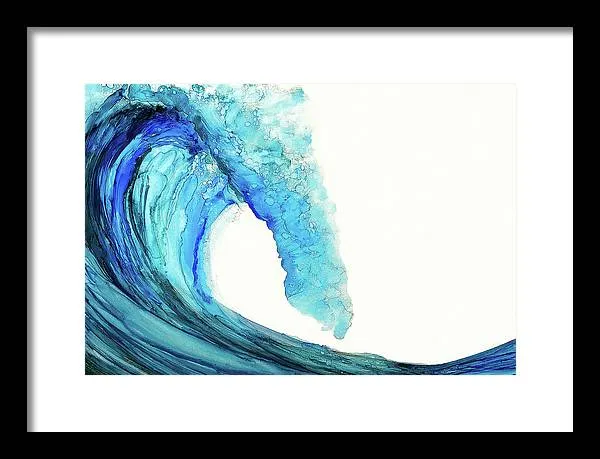 Blue Wave - Framed Print
