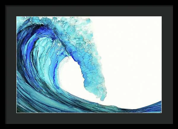 Blue Wave - Framed Print