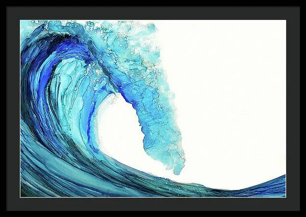 Blue Wave - Framed Print