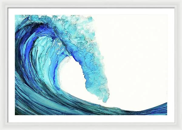 Blue Wave - Framed Print
