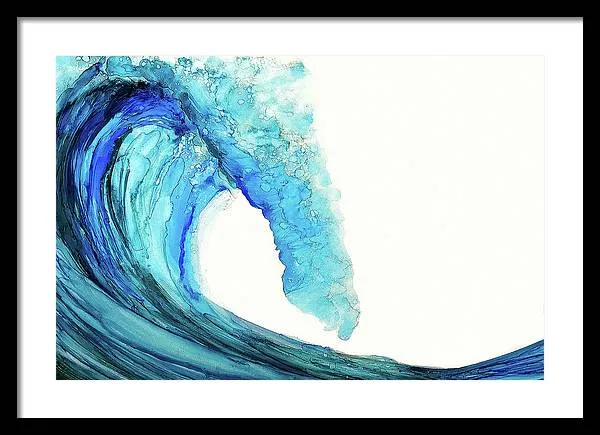 Blue Wave - Framed Print