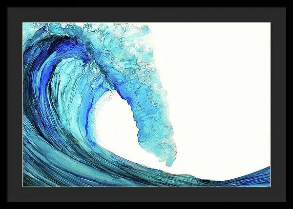 Blue Wave - Framed Print