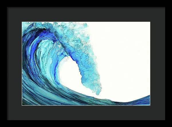 Blue Wave - Framed Print