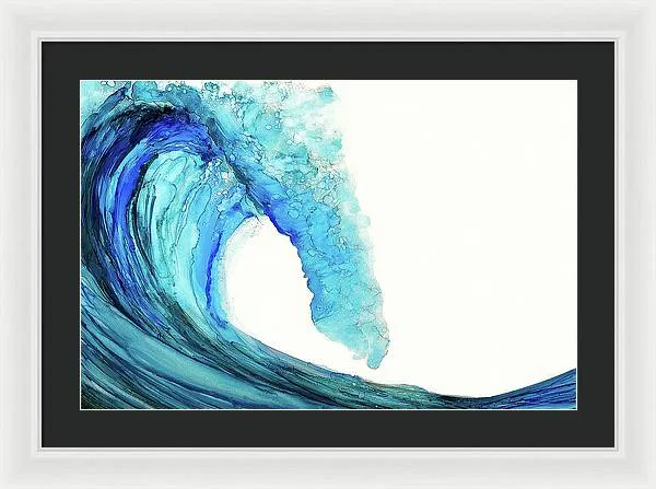 Blue Wave - Framed Print