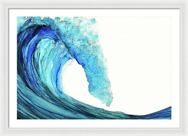 Blue Wave - Framed Print