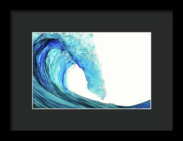 Blue Wave - Framed Print