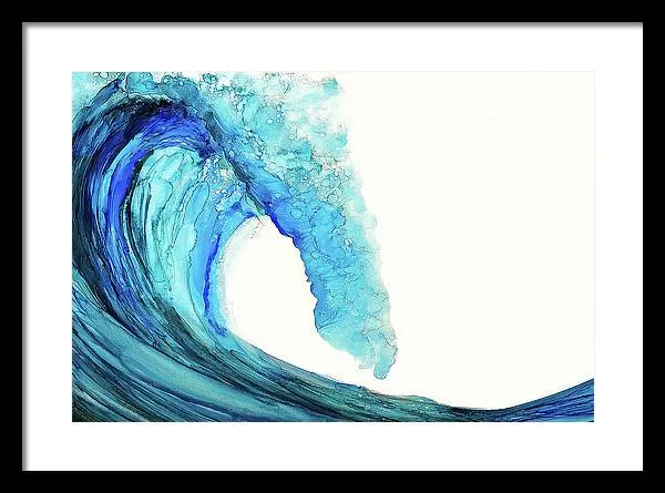 Blue Wave - Framed Print