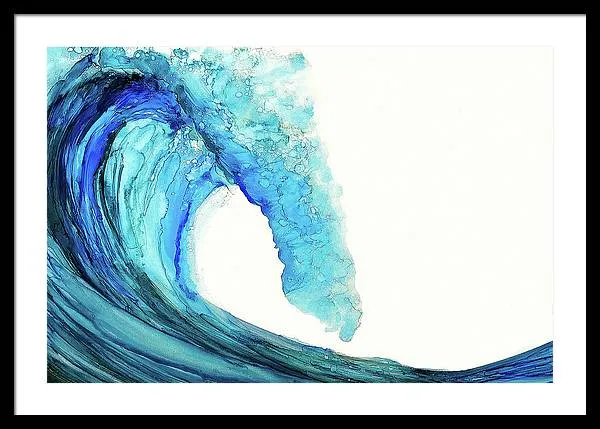 Blue Wave - Framed Print