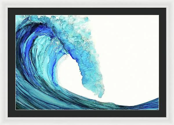 Blue Wave - Framed Print