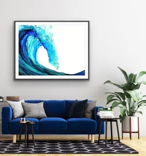 Blue Wave - Framed Print