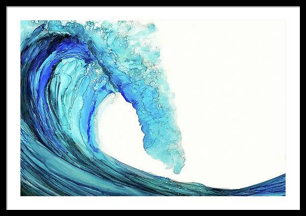 Blue Wave - Framed Print