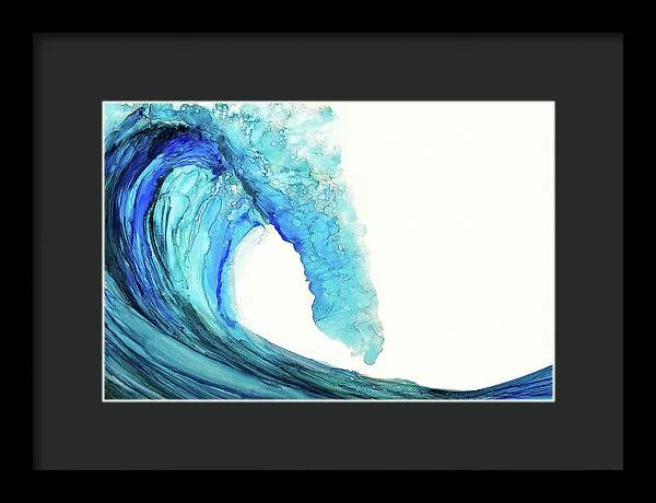 Blue Wave - Framed Print