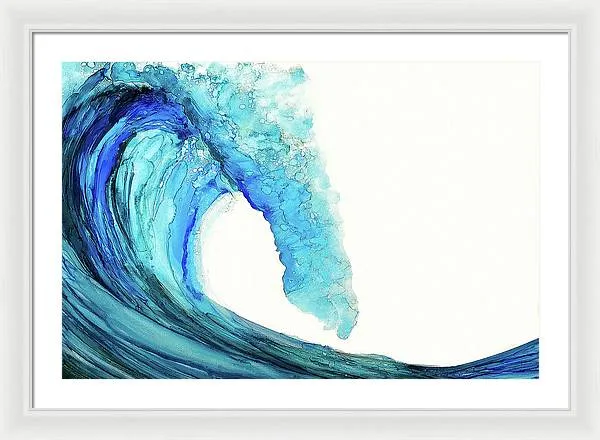 Blue Wave - Framed Print