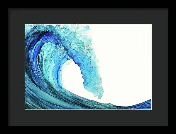 Blue Wave - Framed Print