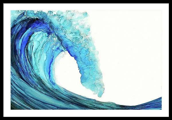 Blue Wave - Framed Print