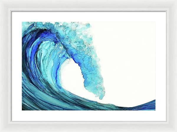 Blue Wave - Framed Print