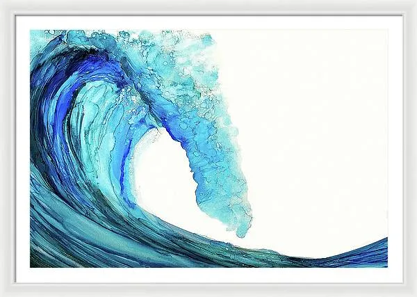 Blue Wave - Framed Print