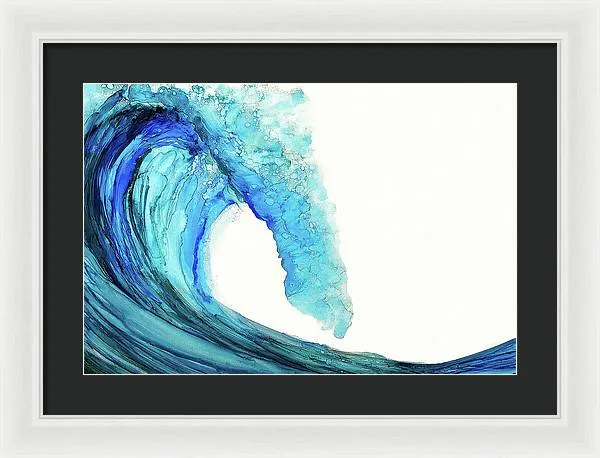Blue Wave - Framed Print