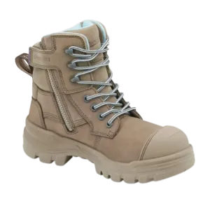 BLUNDSTONE 8863 Womens RotoFlex Zip Safety Boot - Stone