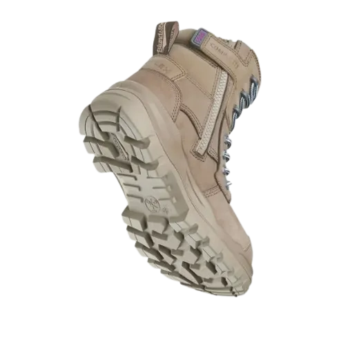BLUNDSTONE 8863 Womens RotoFlex Zip Safety Boot - Stone