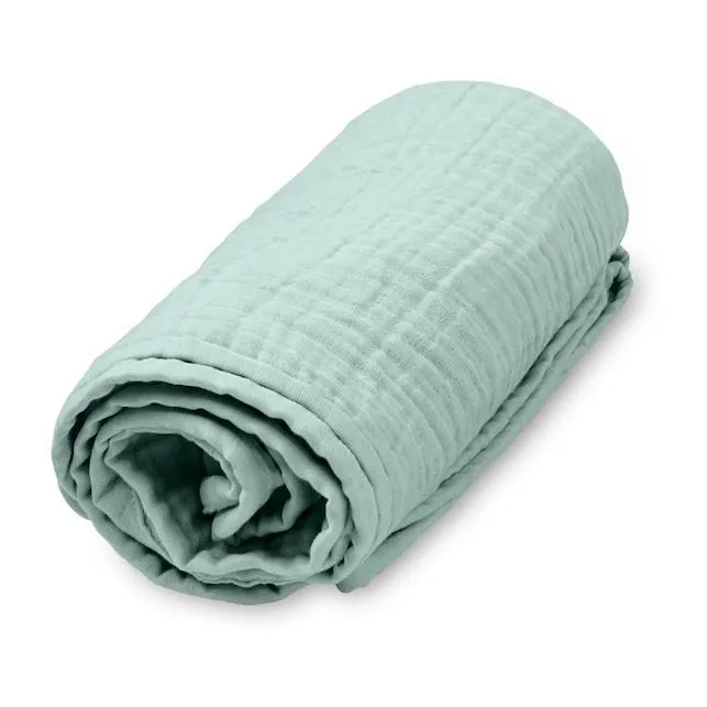 Cam Cam Muslin Blanket in Petroleum