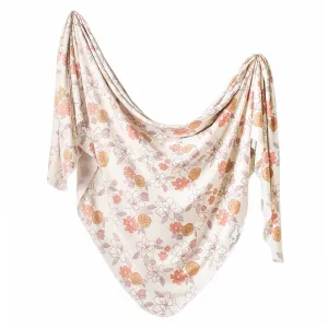 Copper Pearl Knit Swaddle Blanket / Ferra