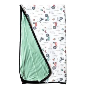 Copper Pearl Three-Layer Jumbo Stretchy Quilt (60"x72") / Jo