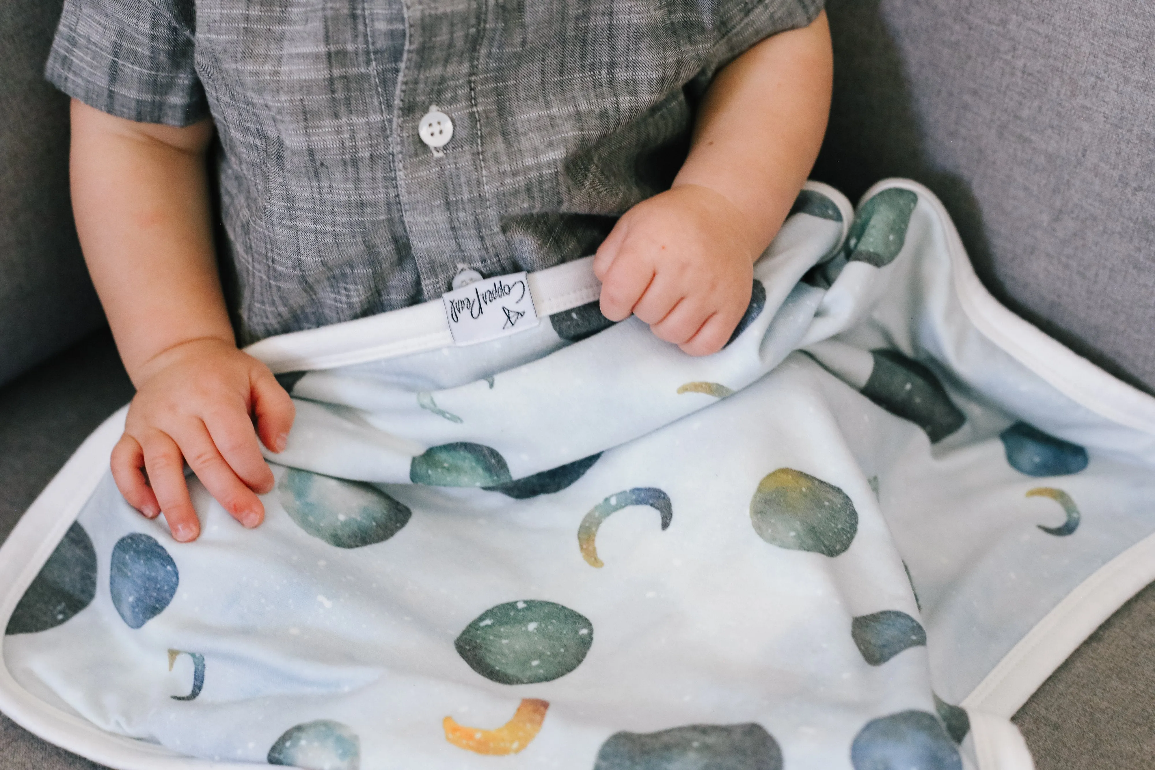 Copper Pearl Three-Layer Security Blanket Set | Lunar