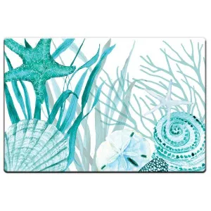 Decorative Anti-Fatigue Comfort Floor Mat 30" x 20" - Coral Life