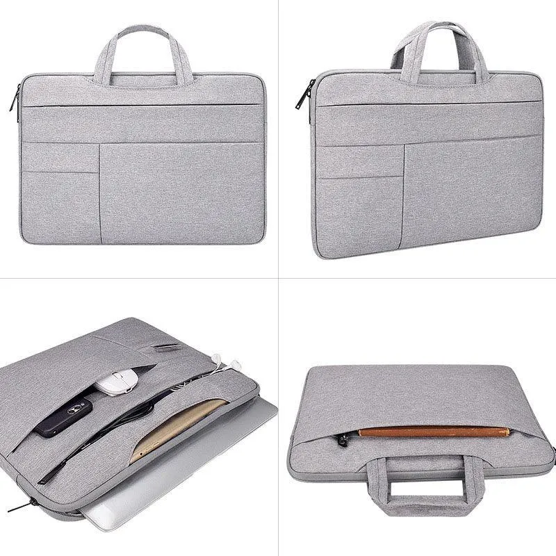 Essential Waterproof Laptop Hand Bag For 15.6 Inch-Pink