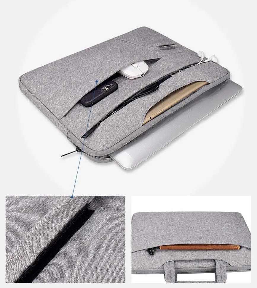 Essential Waterproof Laptop Hand Bag For 15.6 Inch-Pink