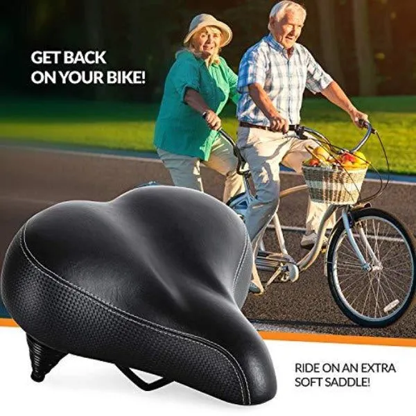 Extra Wide and Padded Universal Bike Seat Replacement