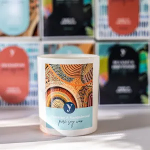 Flow - Jasmine and Sandalwood Soy Candle 180gms