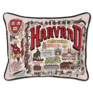 HARVARD UNIVERSITY PILLOW BY CATSTUDIO