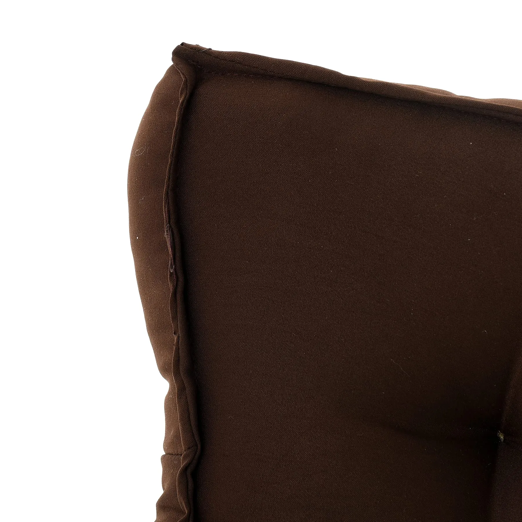 Heart Home Microfiber Square Chair Pad/Cushion for Office, Home or Car Sitting, 18 * 18 Inch (Brown) (Model: HS_37_HEARTH020889)