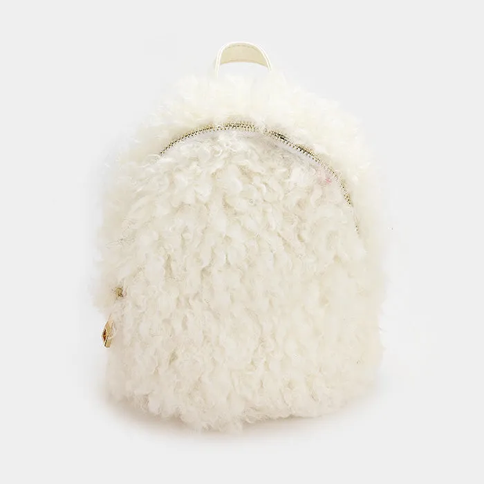 iLLASPARKZ Faux Fur Backpack Bag