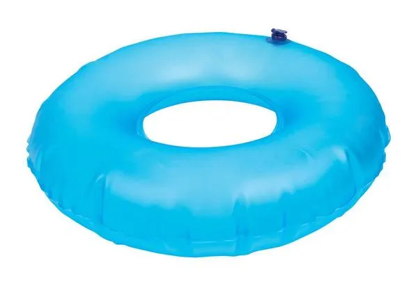Inflatable Vinyl Ring Cushion for Hemorrhoid Relief Pillow