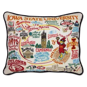 IOWA STATE UNIVERSITY PILLOW BY CATSTUDIO