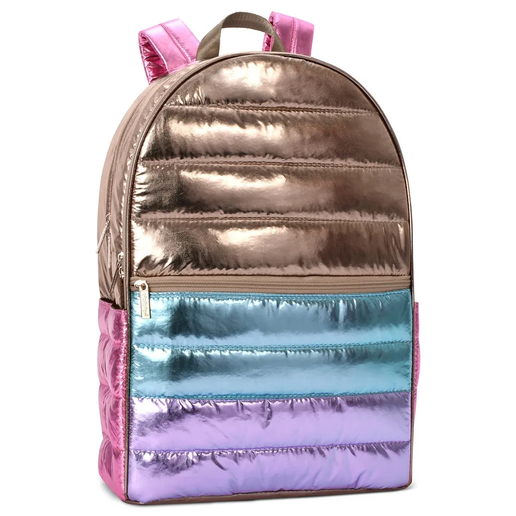 Iscream Icy Color Block Puffer Backpack