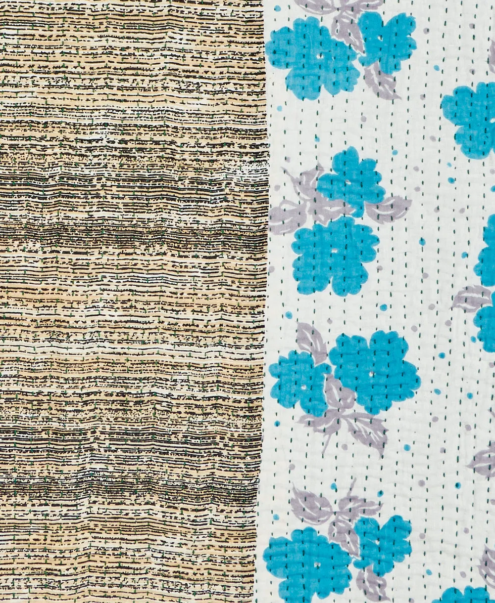 Kantha Quilt Throw - No. 240202