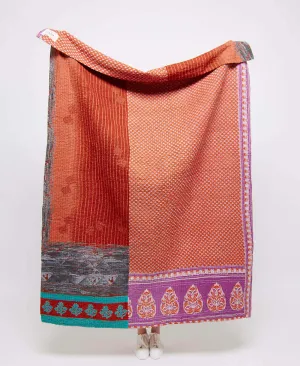 Kantha Quilt Throw - No. 240517